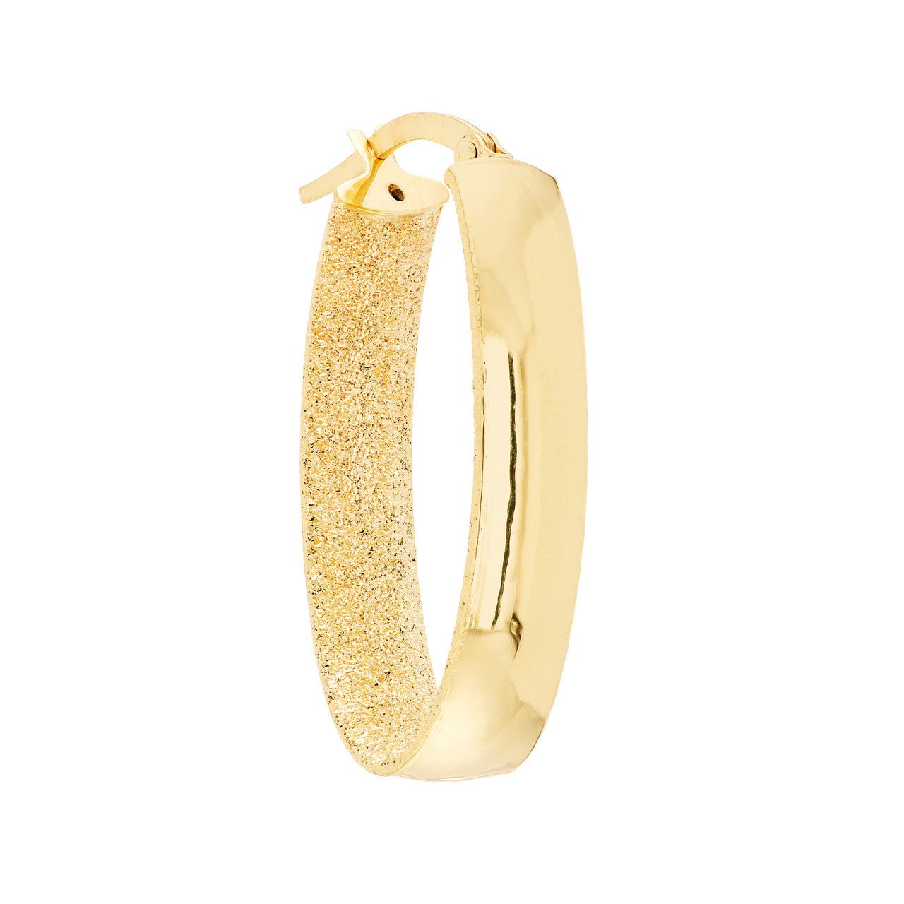 14kt yellow gold/side
