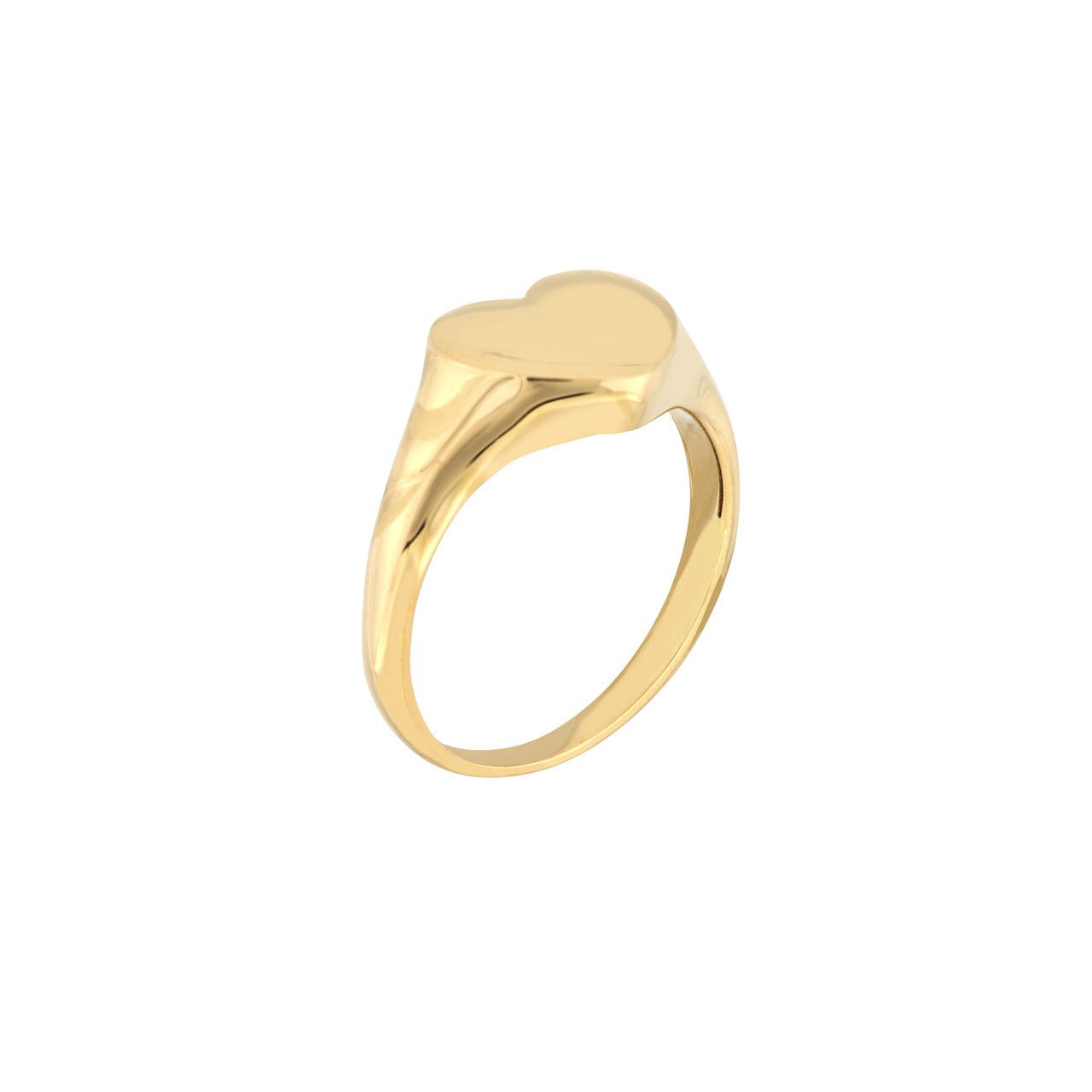 14kt yellow gold/side