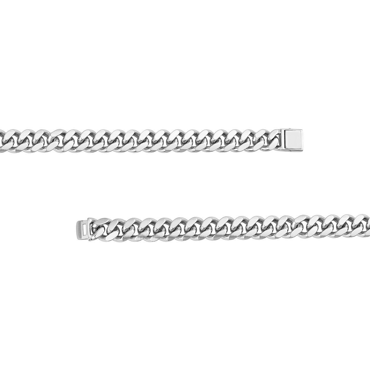 sterling silver/side