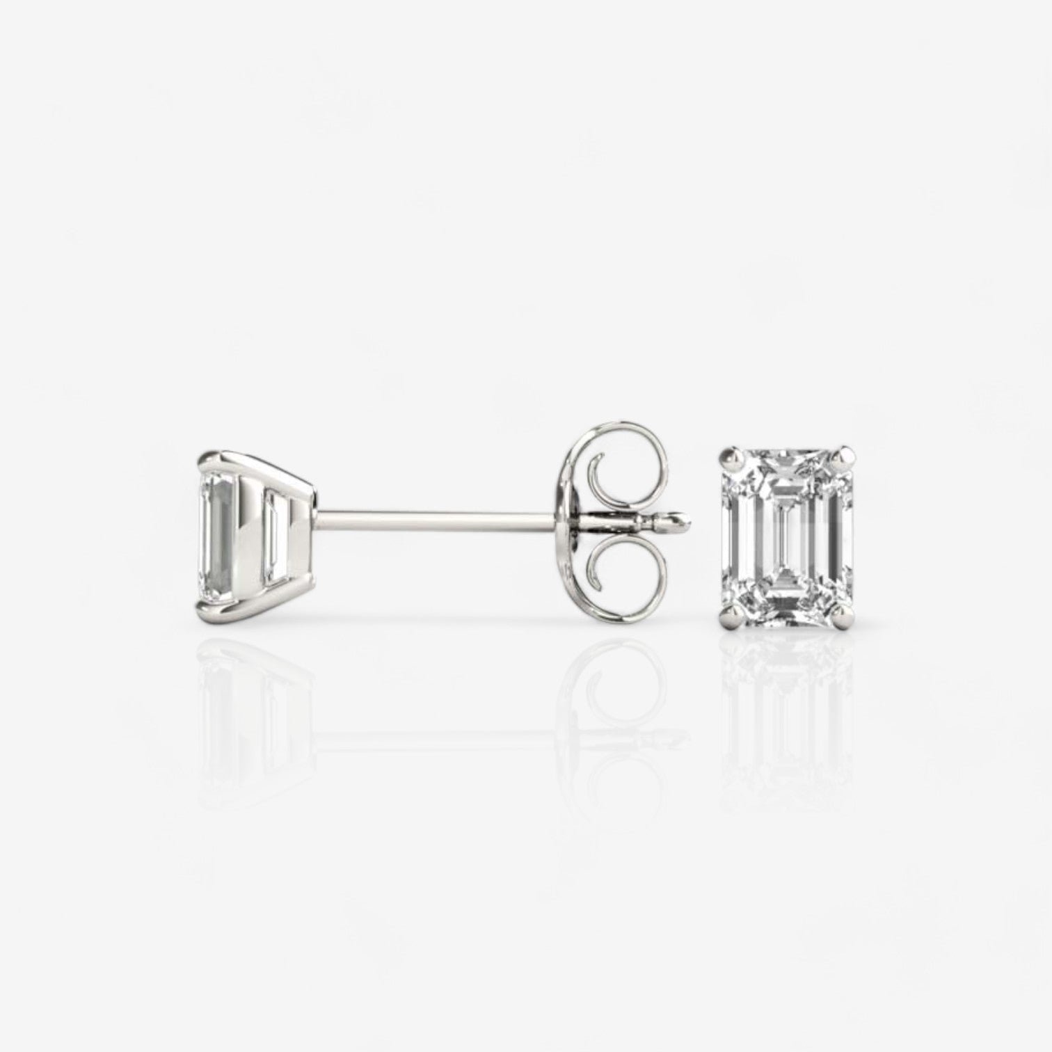 14kt white gold/18kt white gold/platinum/push-back/screw-back/jumbo-back/side
