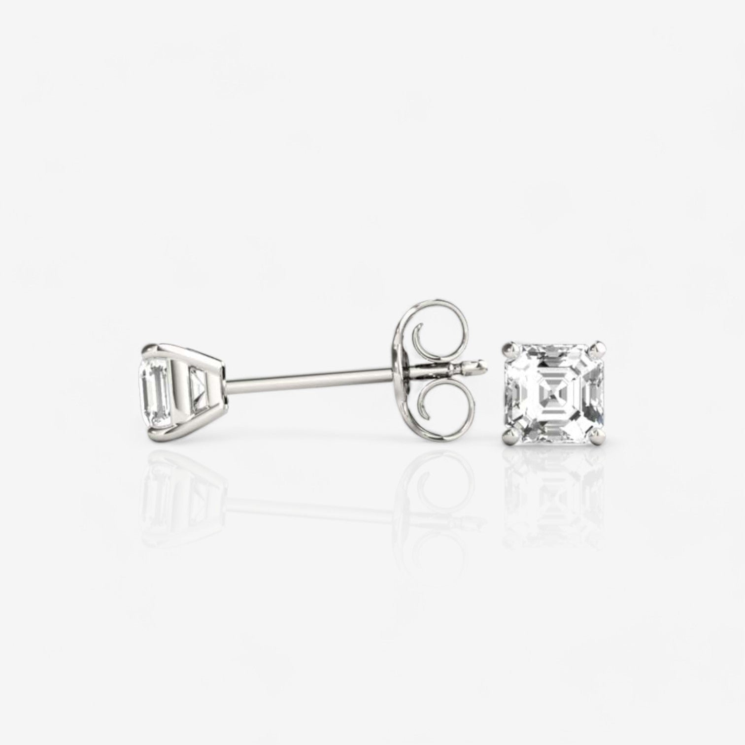 14kt white gold/18kt white gold/platinum/0.60/0.80/1.00/push-back/screw-back/side