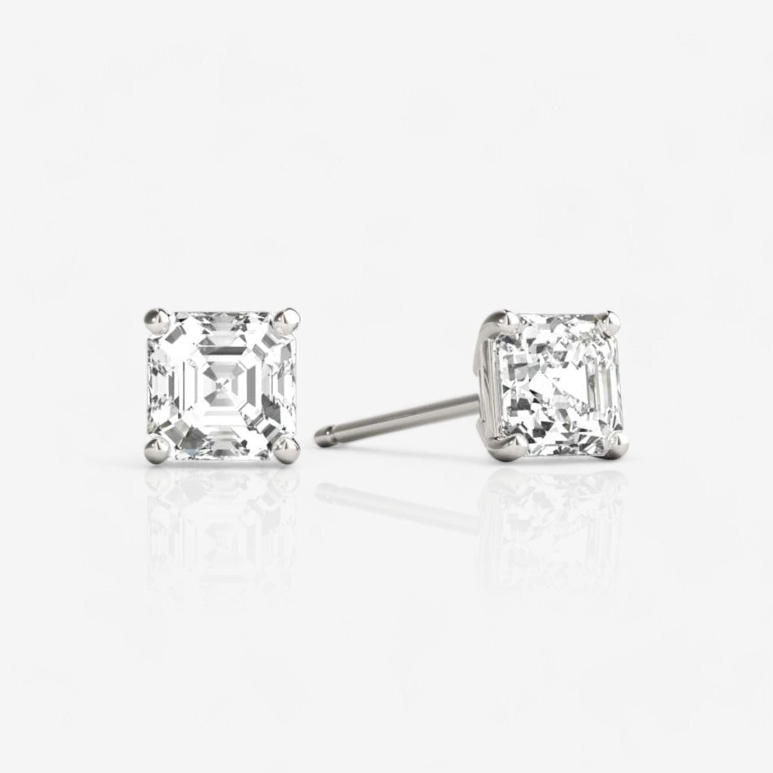 14kt white gold/18kt white gold/platinum/0.60/0.80/1.00/push-back/screw-back/top