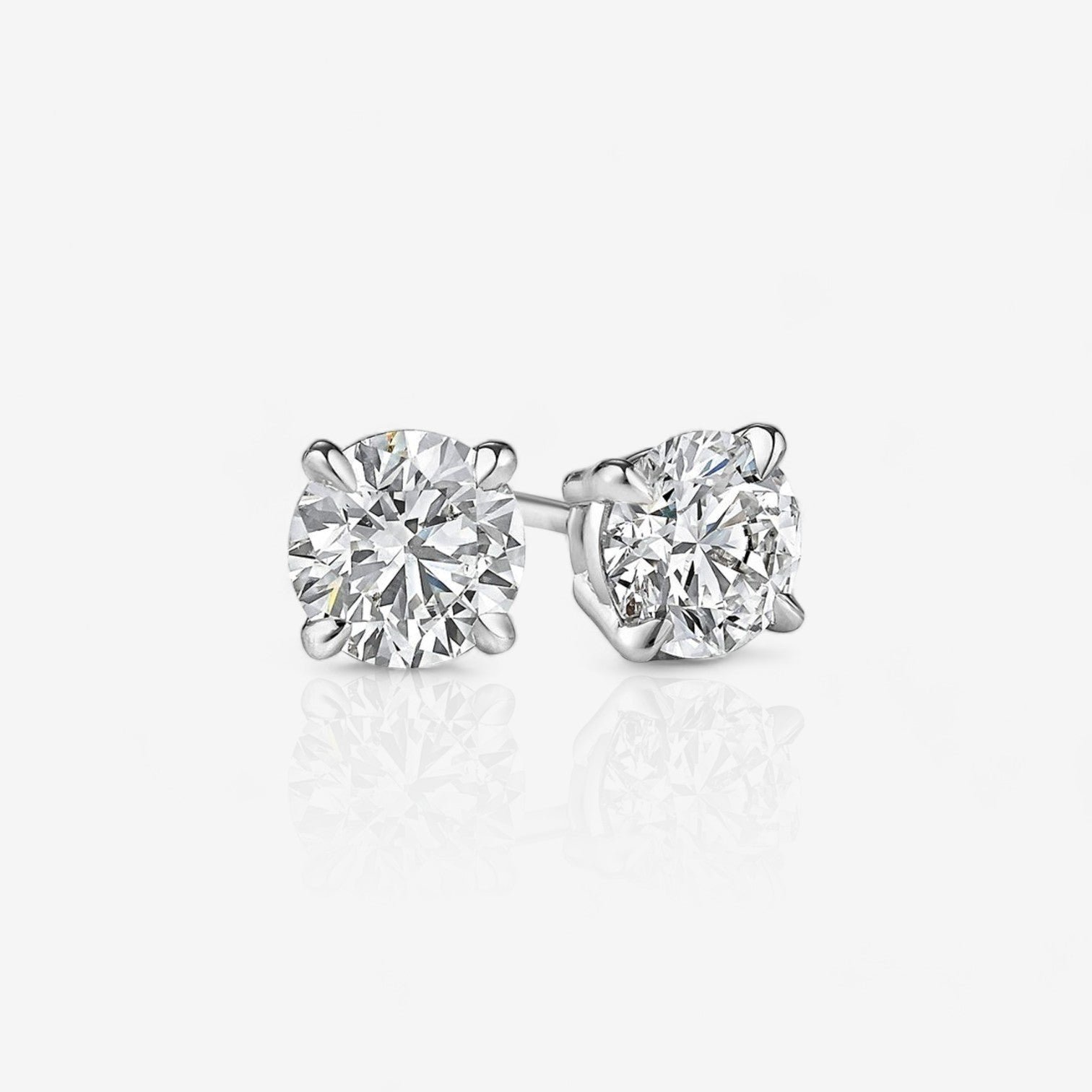 14kt white gold/18kt white gold/platinum//push-back/screw-back/jumbo-back/guardian-back/top