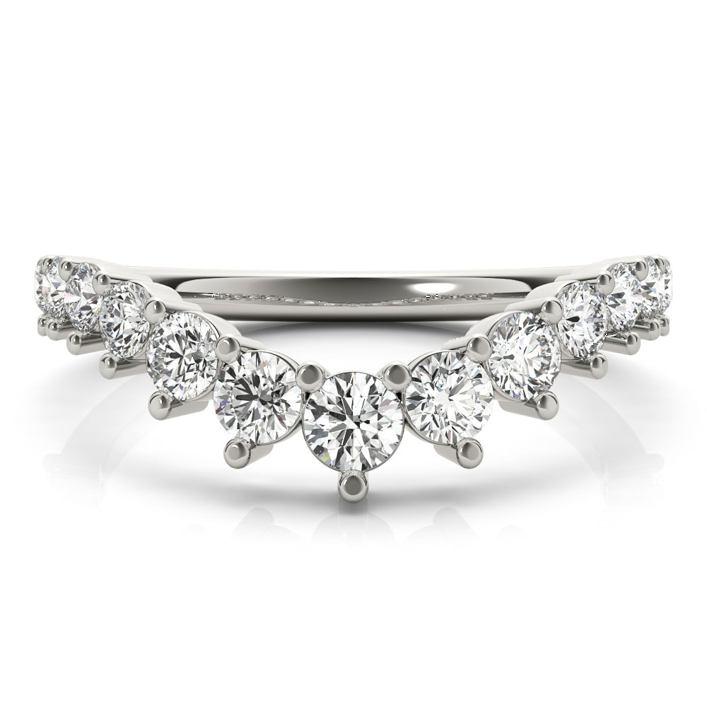 14kt white gold/18kt white gold/platinum/0.75 ctw/earth grown/lab grown/top