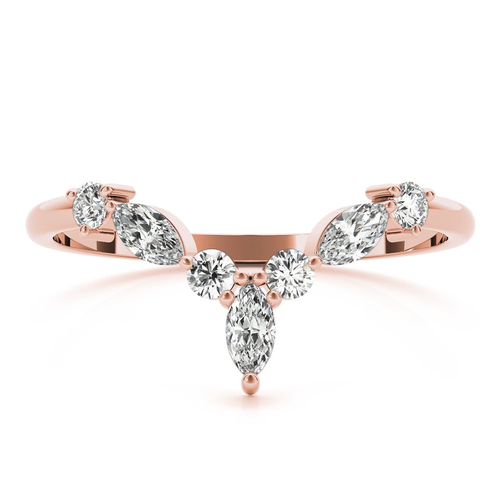 18kt rose gold/top