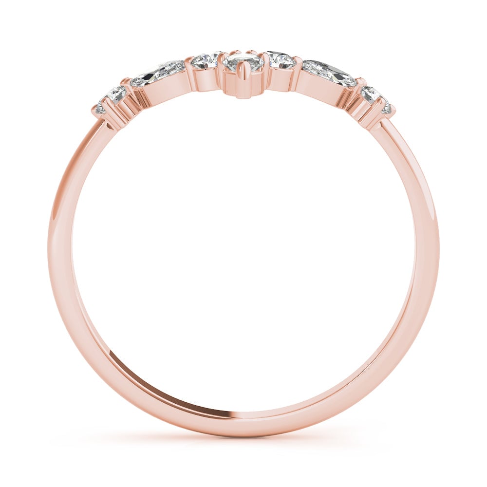 18kt rose gold/front