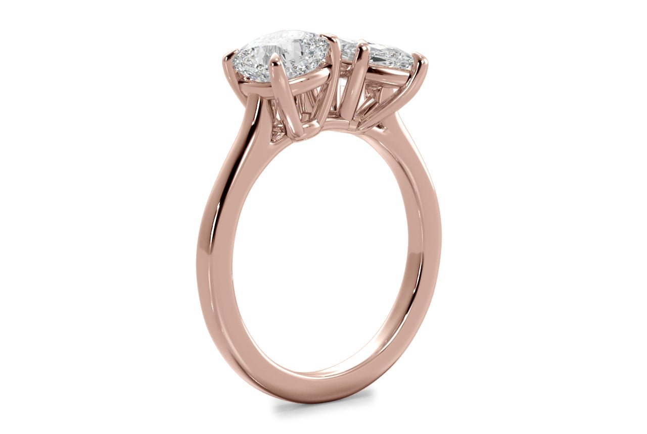 18kt rose gold/marquise/0.50 ctw/0.75 ctw/1.00 ctw/side
