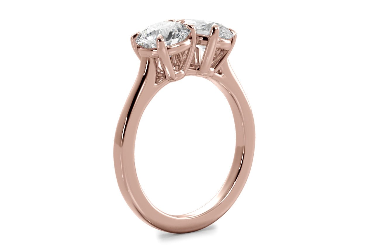 18kt rose gold/pear/0.50 CTW/0.75 CTW/1.00 CTW/side