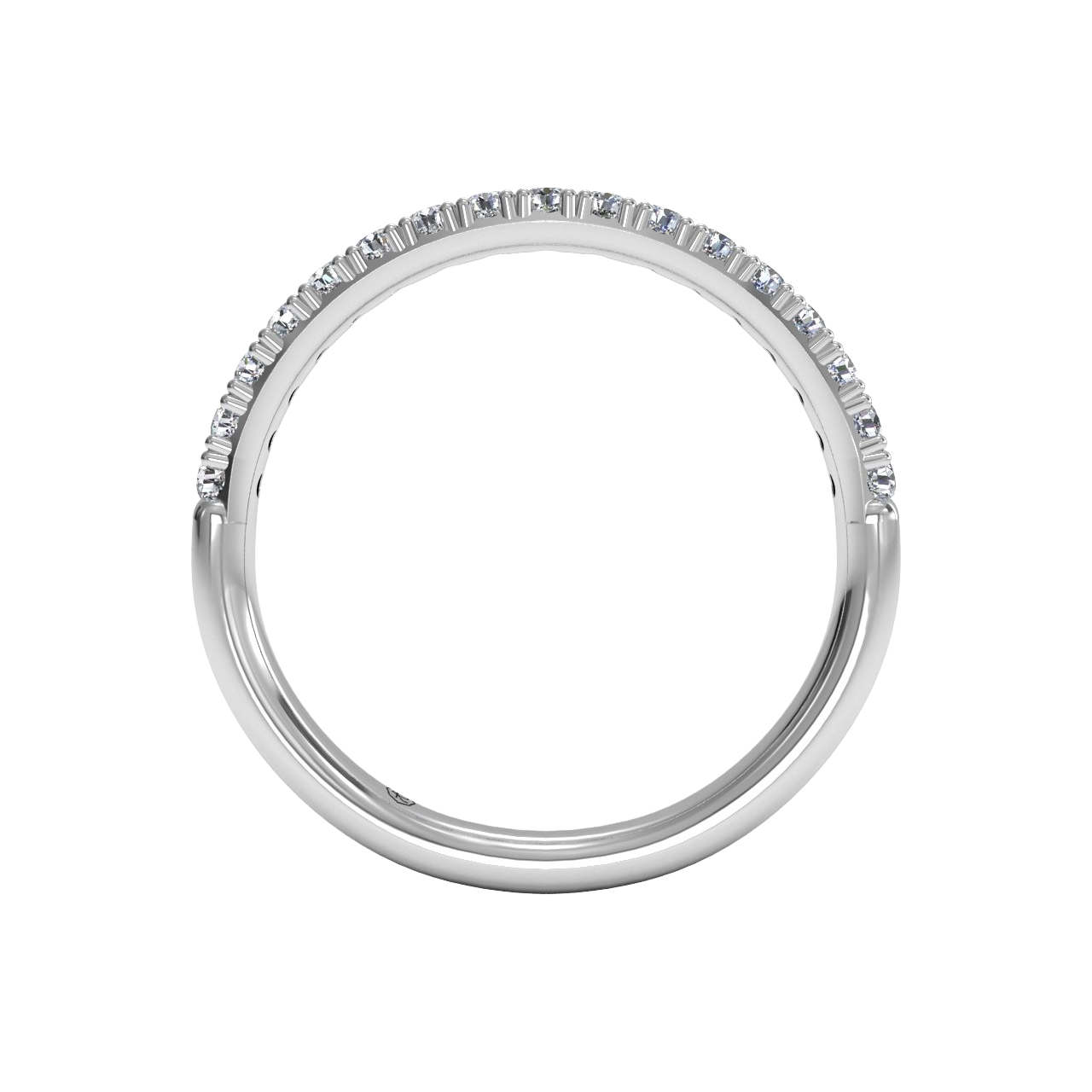 14kt White Gold/0.26 CTW/front