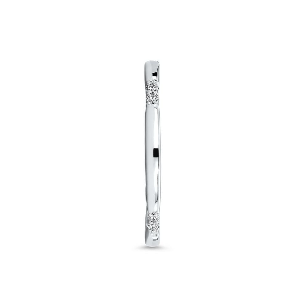 14kt White Gold/18kt white gold/platinum/side