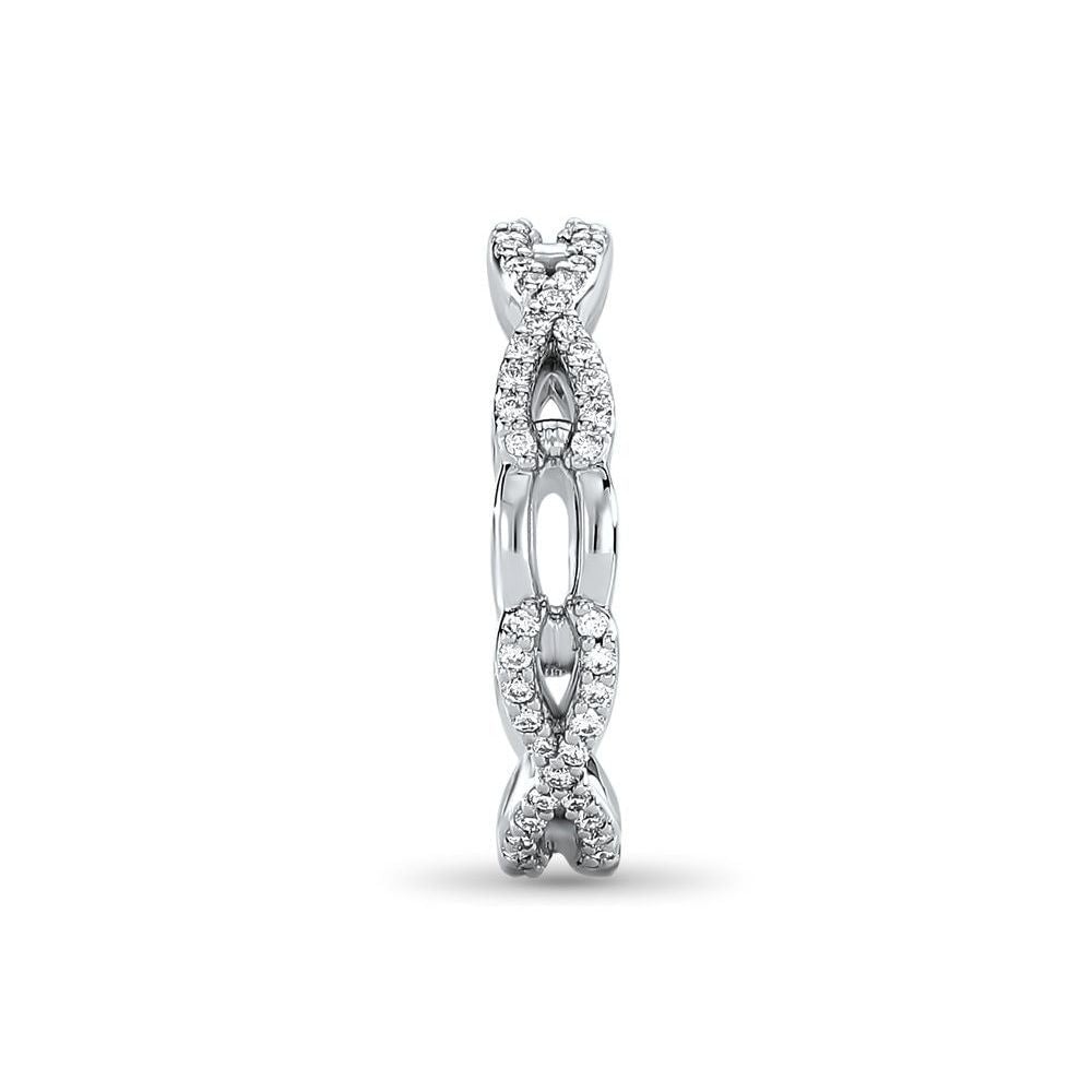 14kt White Gold/side
