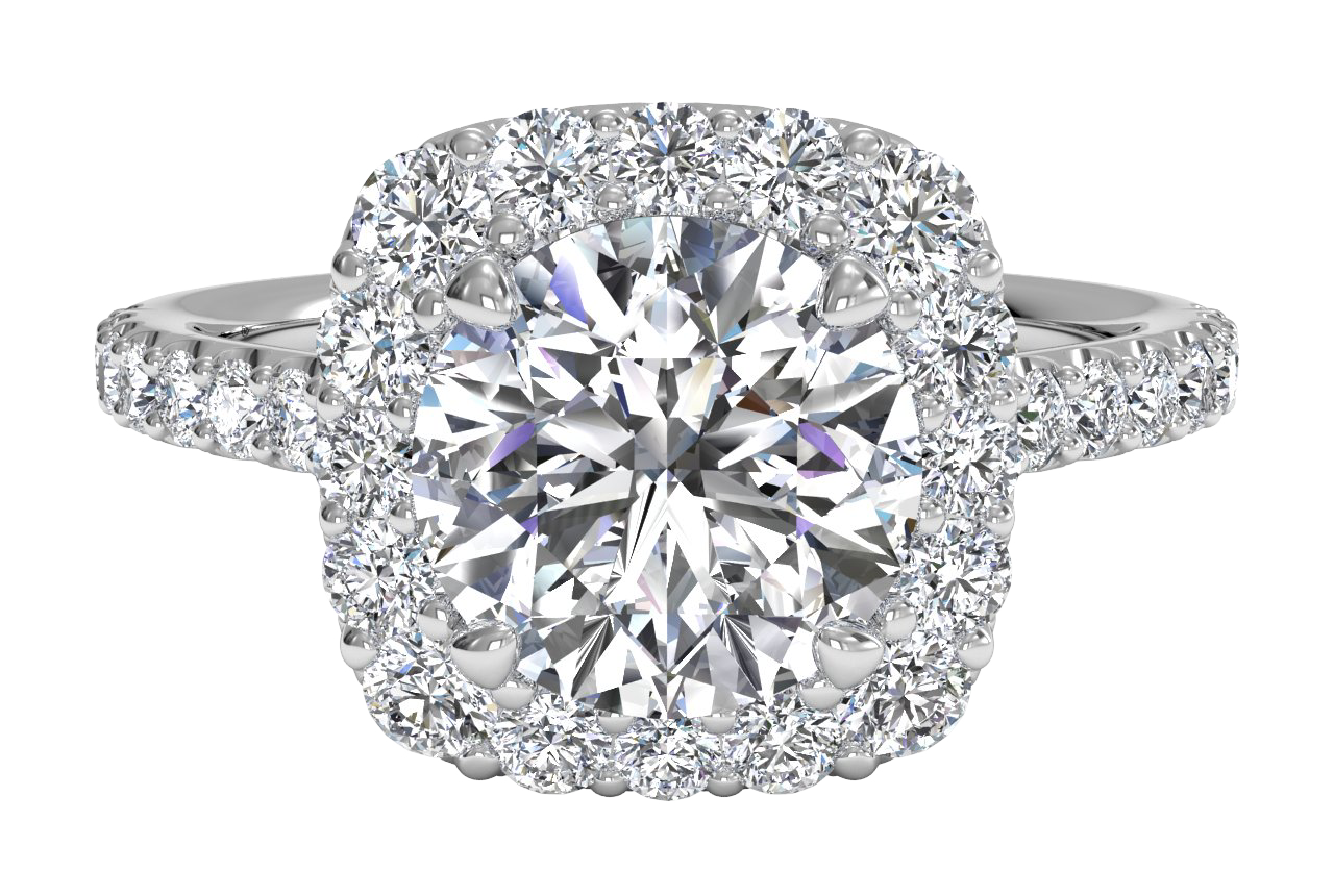 Platinum/round/top