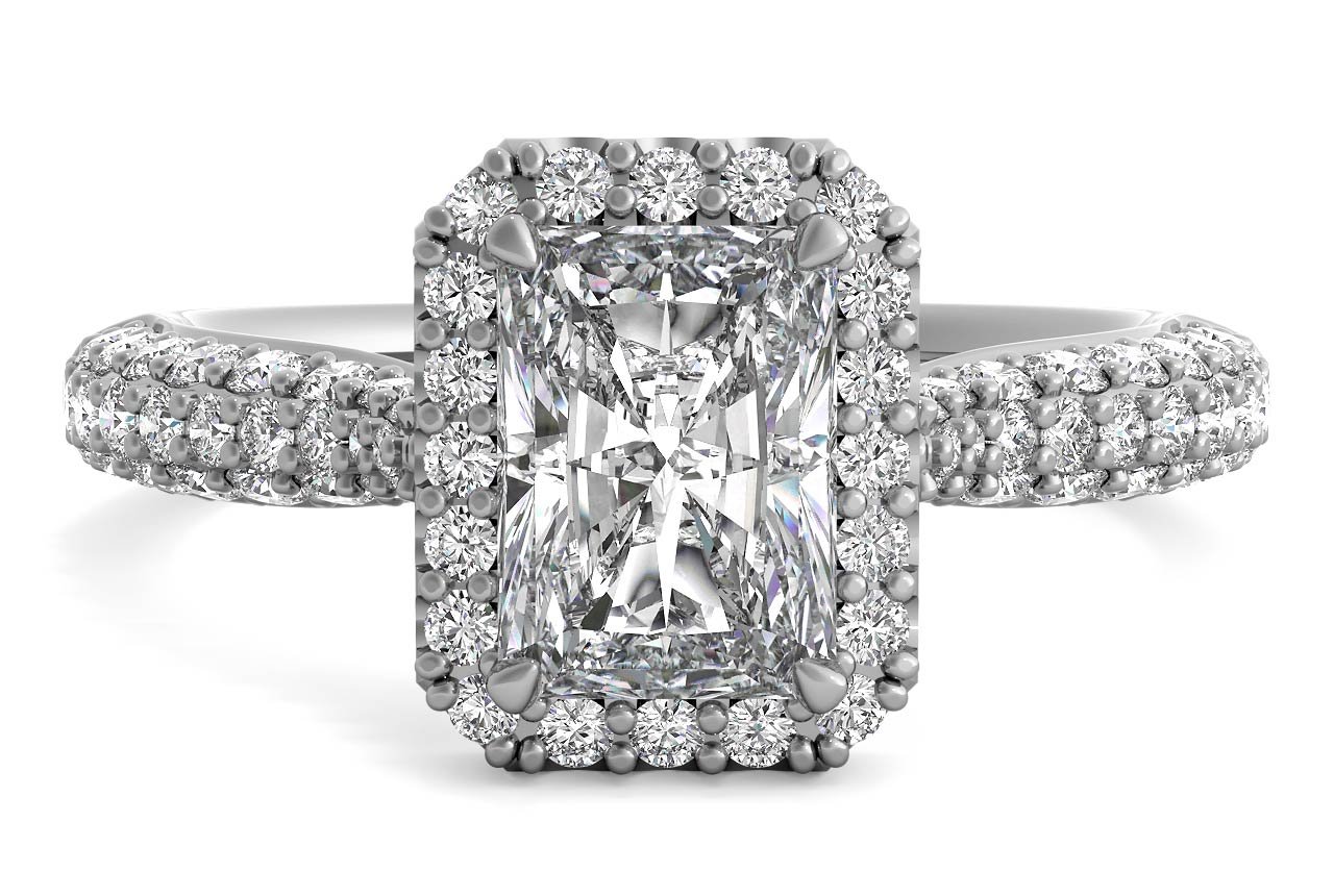 14kt White Gold/radiant/top sku 1RAZ1349