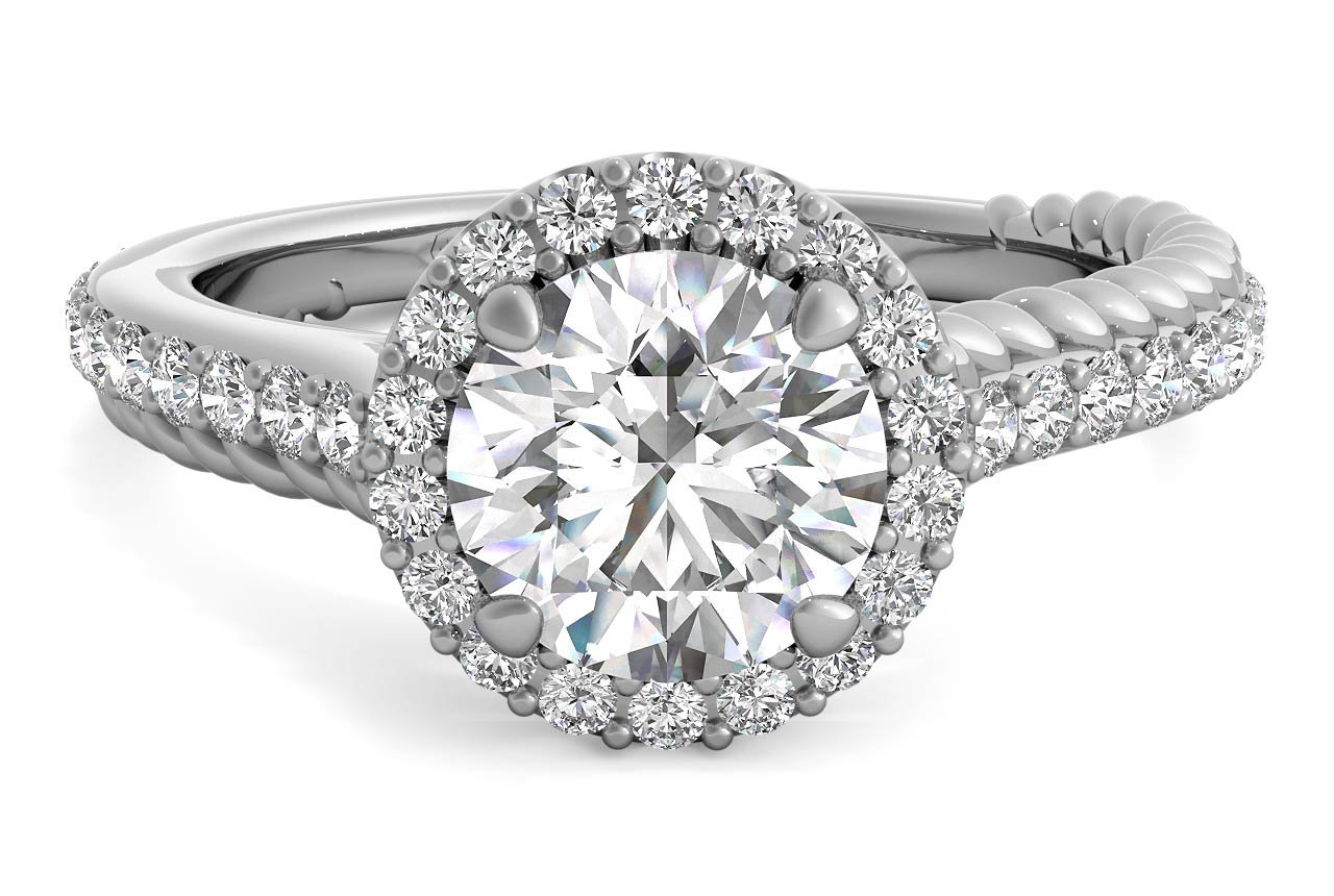 Platinum/round/top