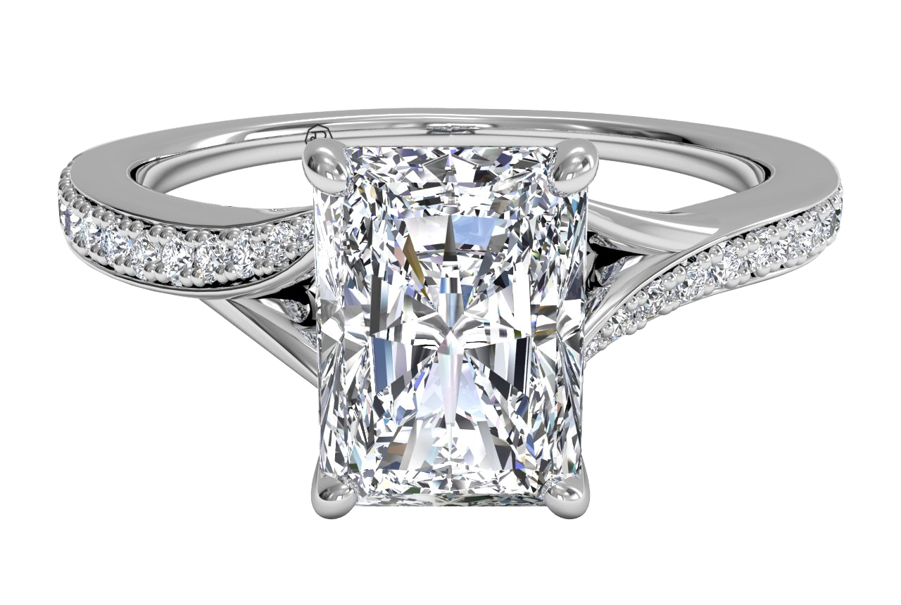 18kt White Gold/radiant/top sku 1RAZ2490