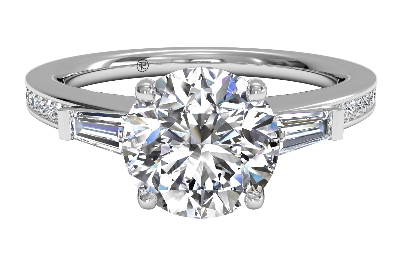 Platinum/round/top