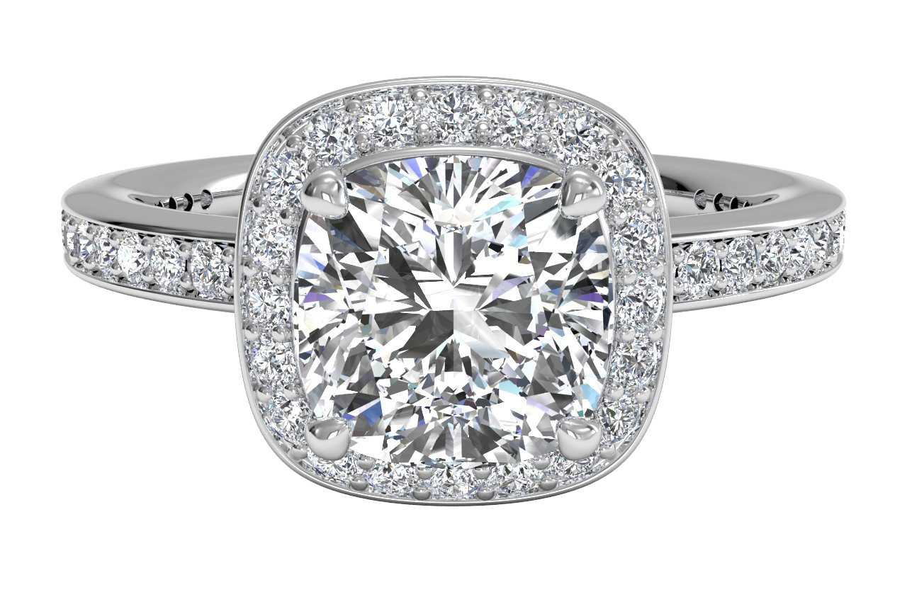Platinum/cushion/top