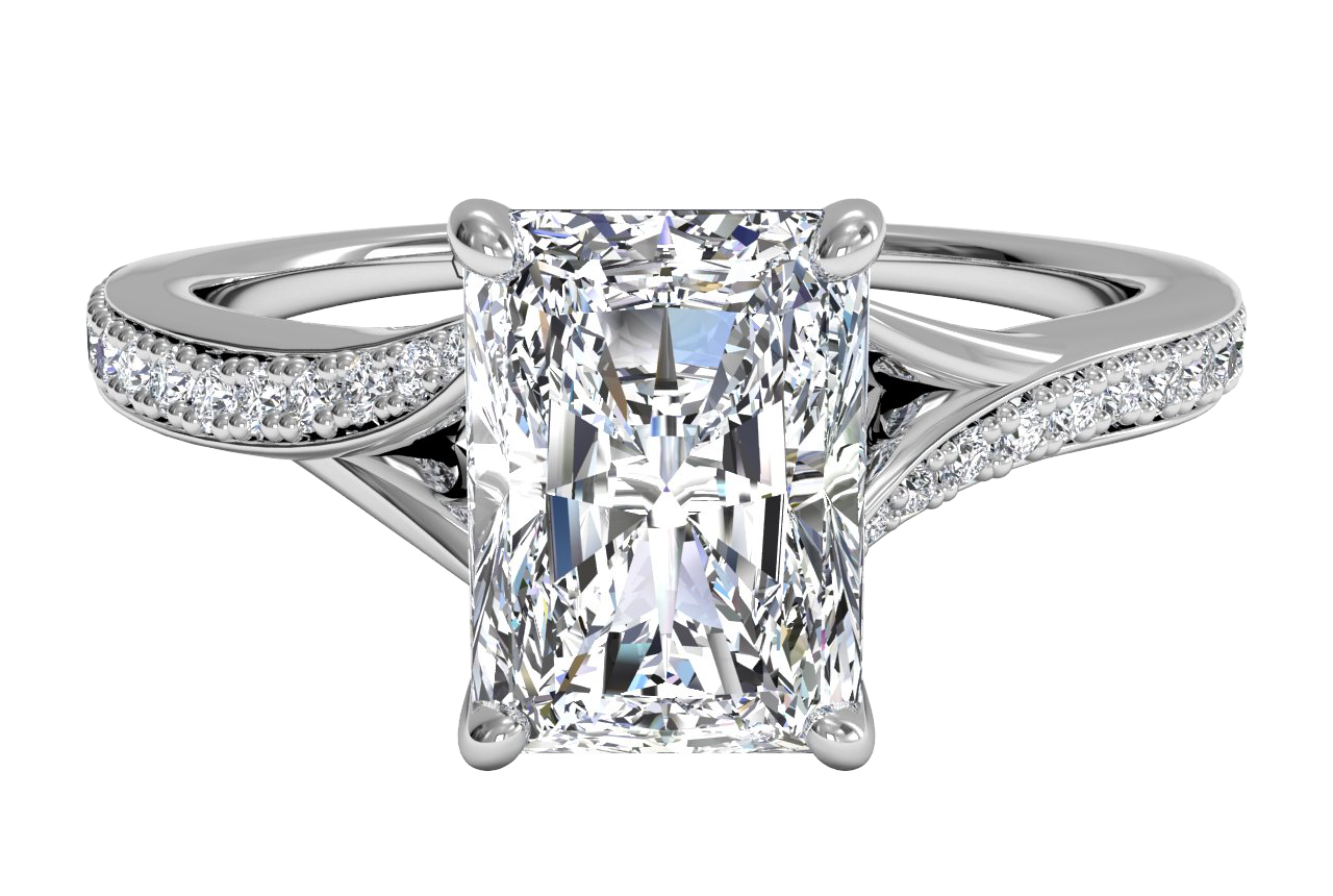 14kt White Gold/radiant/top sku 1RAZ2490
