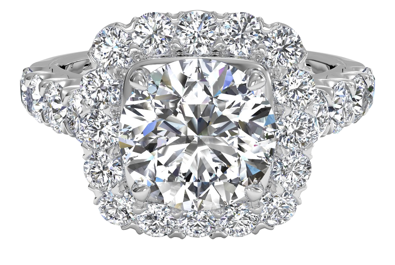 Platinum/round/top